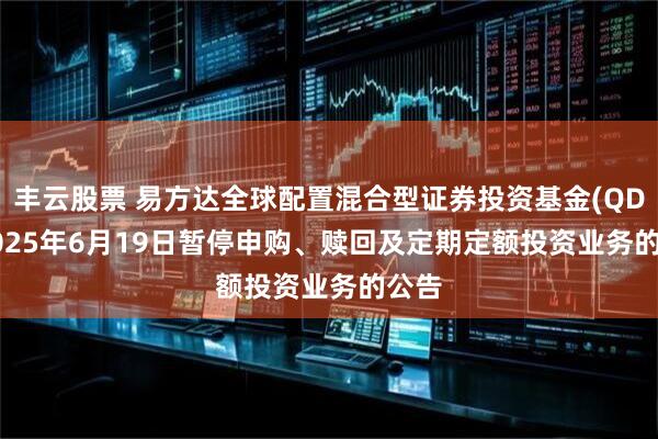 丰云股票 易方达全球配置混合型证券投资基金(QDII)2025年6月19日暂停申购、赎回及定期定额投资业务的公告